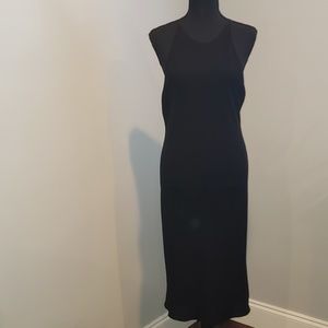 Jones New York Black Strap Backless Dress